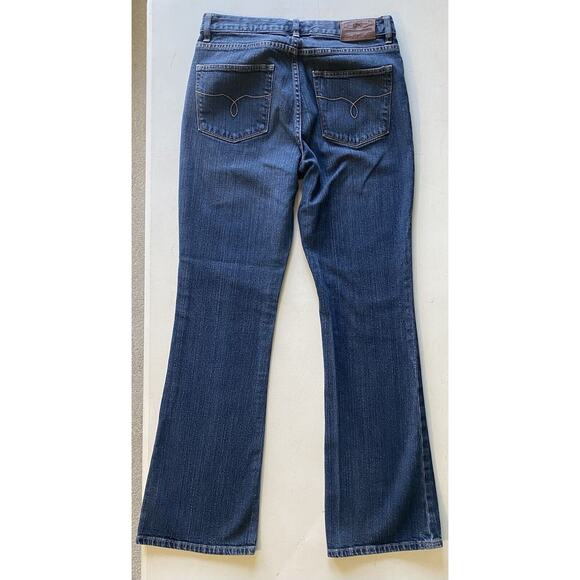 Ralph Lauren Jean Company Womens Classic Bootleg Medium Wash Western Country LRL - Picture 2 of 13